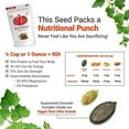 thumbnail image 5 of Superseedz Gourmet Roasted Pumpkin Seeds | Somewhat Spicy | Whole 30, Paleo, Vegan & Keto Snacks | 8g Plant Based Protein | Produced In USA | Nut Free | Gluten Free Snack | (6-pack, 5oz each), 5 of 6