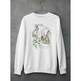 thumbnail image 3 of Wildlife Journal. Hare Sweatshirt Men -Jennifer Paxton Parker Designs, Male 3X-Large, 3 of 4
