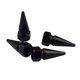 thumbnail image 1 of Tapa del vástago de válvu del neumático del neumático del cono 4PCS para s piezas de repuesto de bicicleta del camión del coche Negro Baoblaze Válvulas del vástago de la válvula, 1 of 8