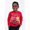 thumbnail image 5 of Disney Pixar Cars Lightning McQueen Tow Mater 2 Pack Long Sleeve T-Shirts Toddler to Big Kid, 5 of 5