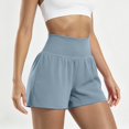 thumbnail image 4 of xfsWaSs Athletic Shorts for Women High Waisted Running Shorts with Liner Breathable Comfortable Workout Gym Yoga Shorts with Pocket Activewear, 4 of 7
