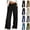 37# Black, variant on Wide Leg Jeans Women Petite High Waisted Elastic Jean Waist Strechy Drawstring Pull On Denim Pants With Pockets Dark Blue L