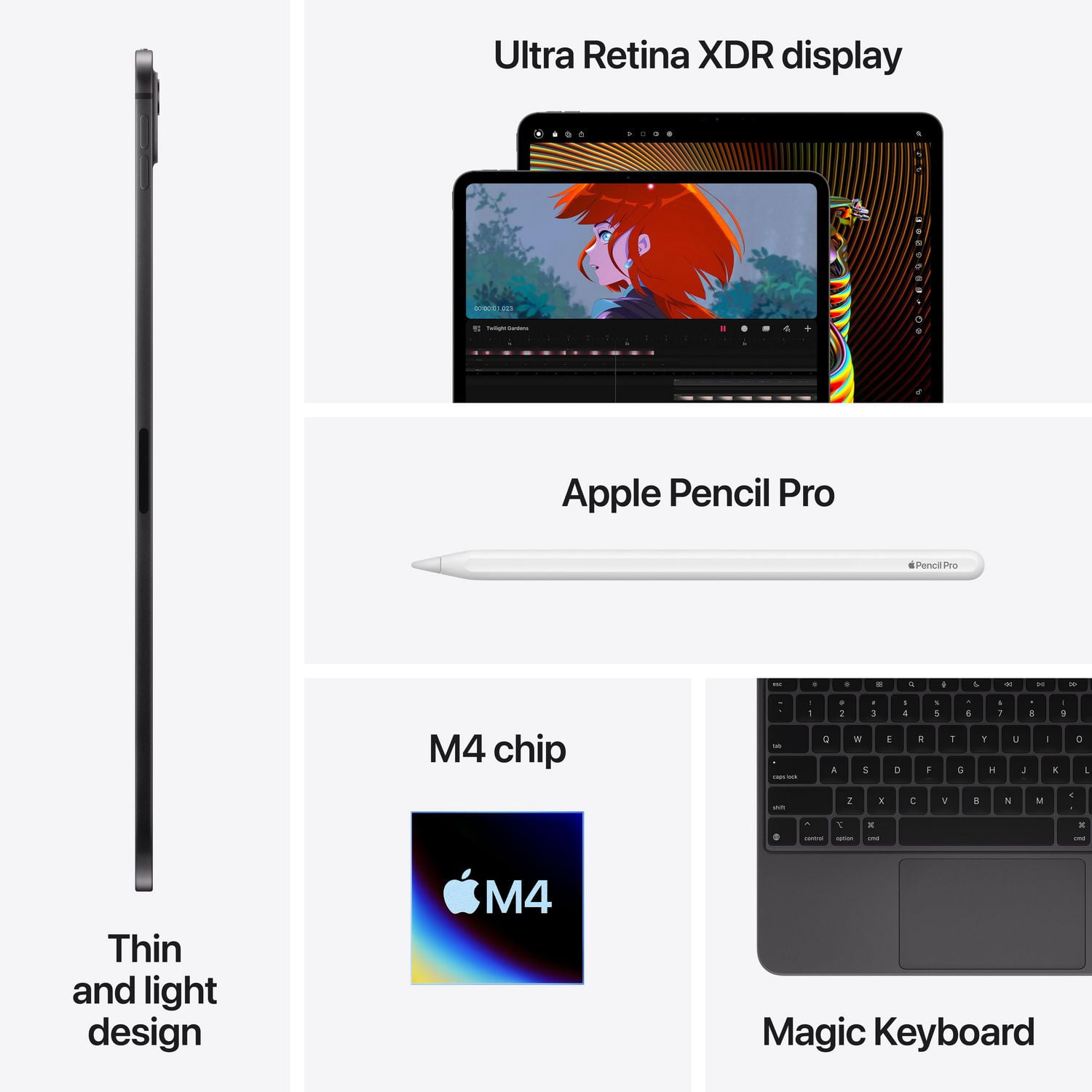 Apple iPad Pro 13インチ M4チップ Wi-Fiモデル 512GB シルバー