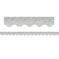 thumbnail image 2 of Teacher Created Resources Silver Sparkle Scalloped Bulletin Board Decorations, Silver, 12 Pack, 2 of 2