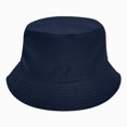 thumbnail image 4 of Hot Summer Bucket Hat Short Brim- Trendy Cotton Sun Hat for Beach, Golf, Fishing - Fun Outdoor Vacation Boonie for Men and Women Navy, 4 of 4