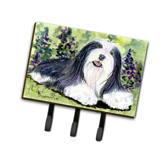 Carolines Treasures SS8816TH68 Bearded Collie Leash Holder or Key Hook, Large, Multicolor