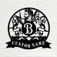 thumbnail image 2 of Craftnamesign Personalized Barber Shop Metal Sign, Custom Hair Stylist Name Sign, Home Decor, 2 of 5