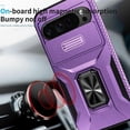 thumbnail image 4 of Funda para GANGXUN Google Pixel 9 Pro XL - Soporte metálico, Función magnética, Morado, 4 of 5