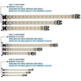 thumbnail image 3 of Buckle-Down Pet Collar, Dog Collar Plastic Buckle, Cacti Tans, 9.5 to 13 Inches 1.0 Inch Wide, 3 of 8