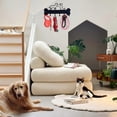 thumbnail image 4 of Dog Leash Holder Wall Mount, Dog Supply Organizer with 6 Hooks, Metal Key Hooks for Wall， Wall Storage for Hanging Leash, Vest, Harness, Keys, 4 of 8