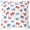 Blue Red, variant on Polka Dot Throw Pillow Covers Set of 4,Round Dots Geometric Print Decorative Pillowcase for Couch Sofa,Retro Playful Style Reversible Print Cushion Case,Red Cushion Covers 20X20 Inch