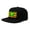 Black Flatbill, variant on Kanaka Maoli Hat for Men and Women - Snapback Trucker Baseball Cap (All Black)