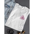 thumbnail image 3 of Cute Little Pink Poop T-Shirt Women -Image by Shutterstock, Female Large, 3 of 4