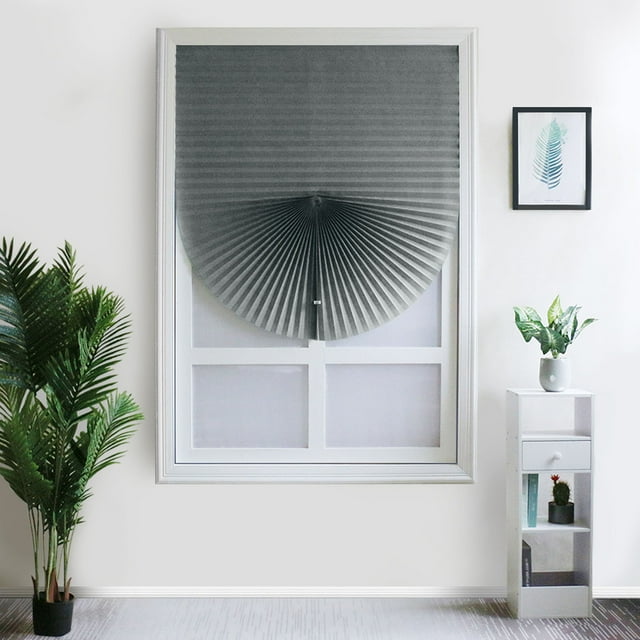Curtain For Windows Polyester Fabric Panel Drapes Cordless Pleated Window Shades Easy Install No Drill No Tools Light Filtering Blinds 236 Inches Curtain For Windows Polyester Fabric Panel Drapes