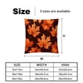 thumbnail image 5 of Maple leaves Covers Inserts with Unique Patterns - Set of 2 Chair Pillow Covers, Available in 16x16, 18x18, 20x20 Inches for Any Occasion, 5 of 6