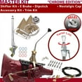 thumbnail image 1 of American Shifter  4L60E Shifter Kit Chrome 10 in. E Brake Cable Clamp Clevis Trim Kit Dipstick for EF349, 1 of 1