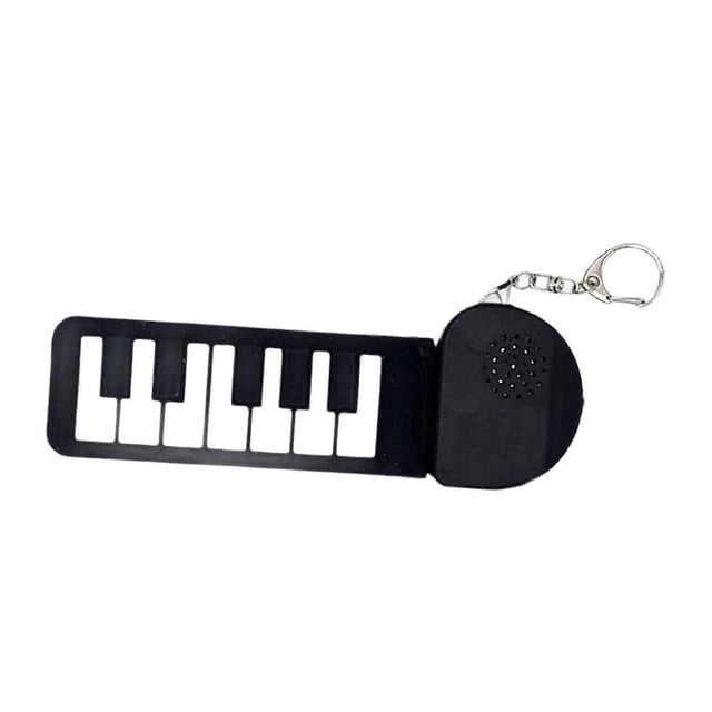 Tiny Electronic Keyboard Key Chain Gift for Piano Teacher Music Lovers Teens colorful