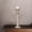 Gray Wash_1, variant on Traditional Antique White Handmade Mango Wood Set Of One 6" Pillar Candle Holder for use, Living Room, Dinning Room, Study Room, Spa, Restaurants, Place Of Worship, etc