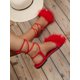 thumbnail image 5 of Women's Flat Sandals, Fashionable, Fluffy, Casual, Strappy, Beach Slippers, Plus Size, opean And American Style, 5 of 5