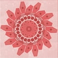 thumbnail image 1 of Ahgly Company Machine Washable Indoor Square Transitional Deep Rose Pink Area Rugs, 5' Square, 1 of 7
