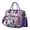 Purple-7, variant on Vibrant Indian Tribal Lunch Tote - Large Leakproof Insulated Cooler Bag with Multi-Pocket Storage, Ideal for Travel & Outdoor Activities