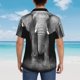 thumbnail image 4 of Balery Indian Elephant Camisas hawaianas de manga corta para hombre, camisas playeras de corte holgado, camisas de vacaciones con botones,Large, 4 of 7