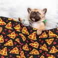 thumbnail image 3 of Sigee Cartoon Pizza for Pet Blanket for Dog Cat Puppy Blanket Cat Blankets for Small and Medium Pets-Large, 3 of 8
