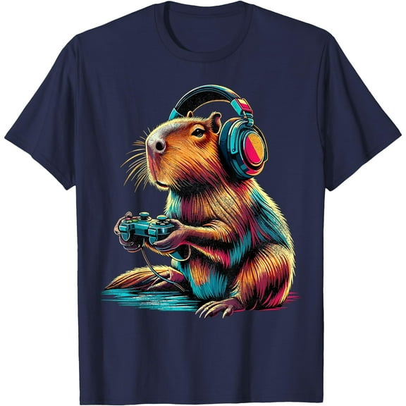 Capybara Funny Video Games Capybara Unisex T-Shirt for Men Women Kids Toddler