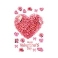 thumbnail image 2 of Valentine's Day Decorations,Window Stickers and Wall Decals,Static Cling Decor,Large Festive Stickers for Glass,Removable Party Decor,Home and Retail Store Display,Waterproof,No Residue, Reusable, 2 of 6