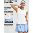 thumbnail image 5 of baleaf Women Sleeveless Workout Tops Athletic Tank Tops White M, 5 of 7