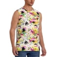 thumbnail image 2 of Kdxio Retro Musical for Men's Muscle T-shirt,Sleeveless for Workout Running Athletic Gym Lounge Casual, 2 of 5