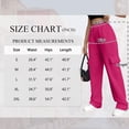 thumbnail image 6 of SWQZVT Womens Cargo Sweatpants Baggy High Waisted Joggers Sweat Pants Athletic Pants with Pockets, 6 of 9