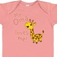 thumbnail image 4 of Inktastic My Oma Loves Me Cute Giraffe Boys or Girls Baby Bodysuit, 4 of 5
