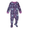 The Children's Place Baby And Toddler Girls Snug Fit Cotton One-Piece Footed Pajamas,Newborn - 5T