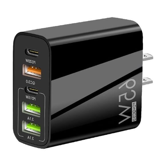 Dalazy 65W PD Charger USB Smartphone Charging Adapter with Type-C PD+3USB Cell Phone Chargers & Power Adapters TYPE1