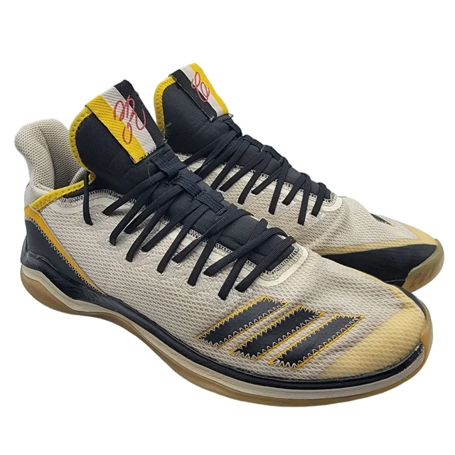 Ad-id-as Icon 4 Roberto Clemente Turf Trainer Mens 11.5 White Yellow Shoes