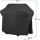 thumbnail image 2 of Grill Abdeckhaube, 600d Oxford-gewebe Grillabdeckung Wasserdicht Funda para barbacoa Schutzhuelle Haube Grill Abdeckplane Fr Weber, Brinkmann, Char Broil, Holla, 2 of 5