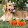 thumbnail image 5 of Bwiyojiz Count 2pcs Stuffed Animals Toys Trendy Pumpkin for Pet Interesting Dogs and Cats User-friendly Chewers Barkers Toy, Gifts for Her, Orange, 5 of 6