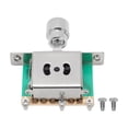 thumbnail image 1 of Pickup Toggle Switch, 3 Way Easy To Install High Strength Pickup Switch Metal Convenient Control Practical  For Performances Silver, 1 of 8