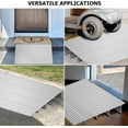 thumbnail image 5 of Door Threshold Ramp 4" Rise Door Ramp Aluminum Entry Ramp or Doorways Rated 800 lbs Load Capacity forWheelchair Scooters Power Chairs Walkers, 5 of 7
