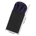 thumbnail image 2 of OUNONA 2Pcs Navy Pre Folded Pocket Square for Men Suit Durable Polyester Decorative Handkerchief, 2 of 8