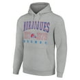 thumbnail image 2 of Men's Starter Heather Gray Quebec Nordiques Retro Graphic Pullover Hoodie, 2 of 3