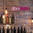 thumbnail image 5 of EVA Vintage Style Rustic Street Sign – Childrens Name Room Sign Retro Decorative Wall Sign for Home, Bar, Garage, or Outdoor Use | 4" X 18" Plastic Road Sign, 5 of 5