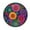 Colorful Blooming Flowers, variant on 36.2 Inch Round Floor Mat Beautiful Flower Field Carpet Decor Rug for Living Room Bedroom