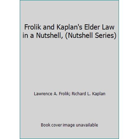 Pre-Owned Elder Law in a Nutshell (Paperback) 0314167773 9780314167774