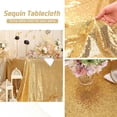 thumbnail image 3 of Sequin Tablecloth, 50x80in Rectangle Sequin Tablecloth for Party Cake Dessert Table Exhibition Events, Gold, 3 of 6