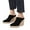 Black, variant on Womens Platform Clogs Espadrilles Wedge Shoes Closed Toe Sandals Comfortable Slip On Sandals