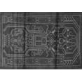 thumbnail image 1 of Ahgly Company Indoor Rectangle Persian Gray Traditional Area Rugs, 5' x 8', 1 of 1