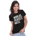 thumbnail image 4 of Worlds Okayest Niece Family Love Womens Fitted Plus Size Graphic Tee Brisco Brands 3X, 4 of 5