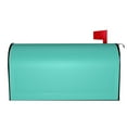 thumbnail image 2 of Haiem Teal Turquoise Mailbox Covers Magnetic ,Mailbox Wraps Post Letter Box Cover for Holiday Garden Yard Decor-21x18 in, 2 of 9